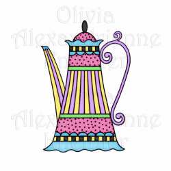 Pastel Patterns Teapot Preview