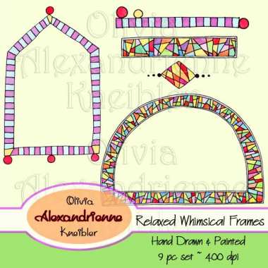 Relaxed Whimsical Frames Preview 2