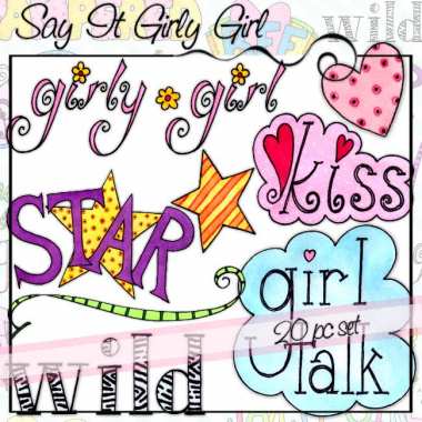 Say It Girly Girl Set Preview 4