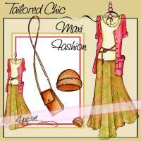Tailored Chic Maxi Fashion Set Preview