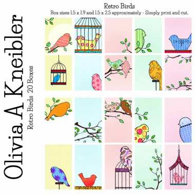 Retro Birds Journal Set Preview 11
