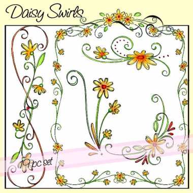 Daisy Swirls Set Preview 4