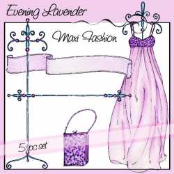 Maxi Fashion Evening Lavender Preview
